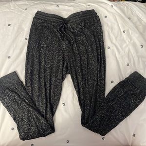 Black Stretchy Sweatpants